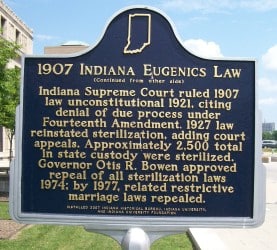 Next to the Eugenics Marker