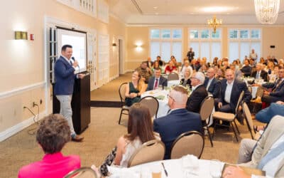 Lieutenant Governor Micah Beckwith addresses first annual Hendricks County vision dinner