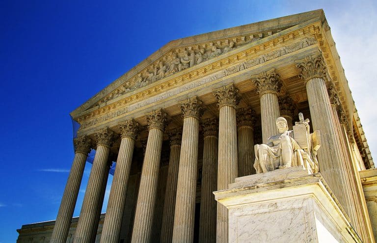 US supreme court building